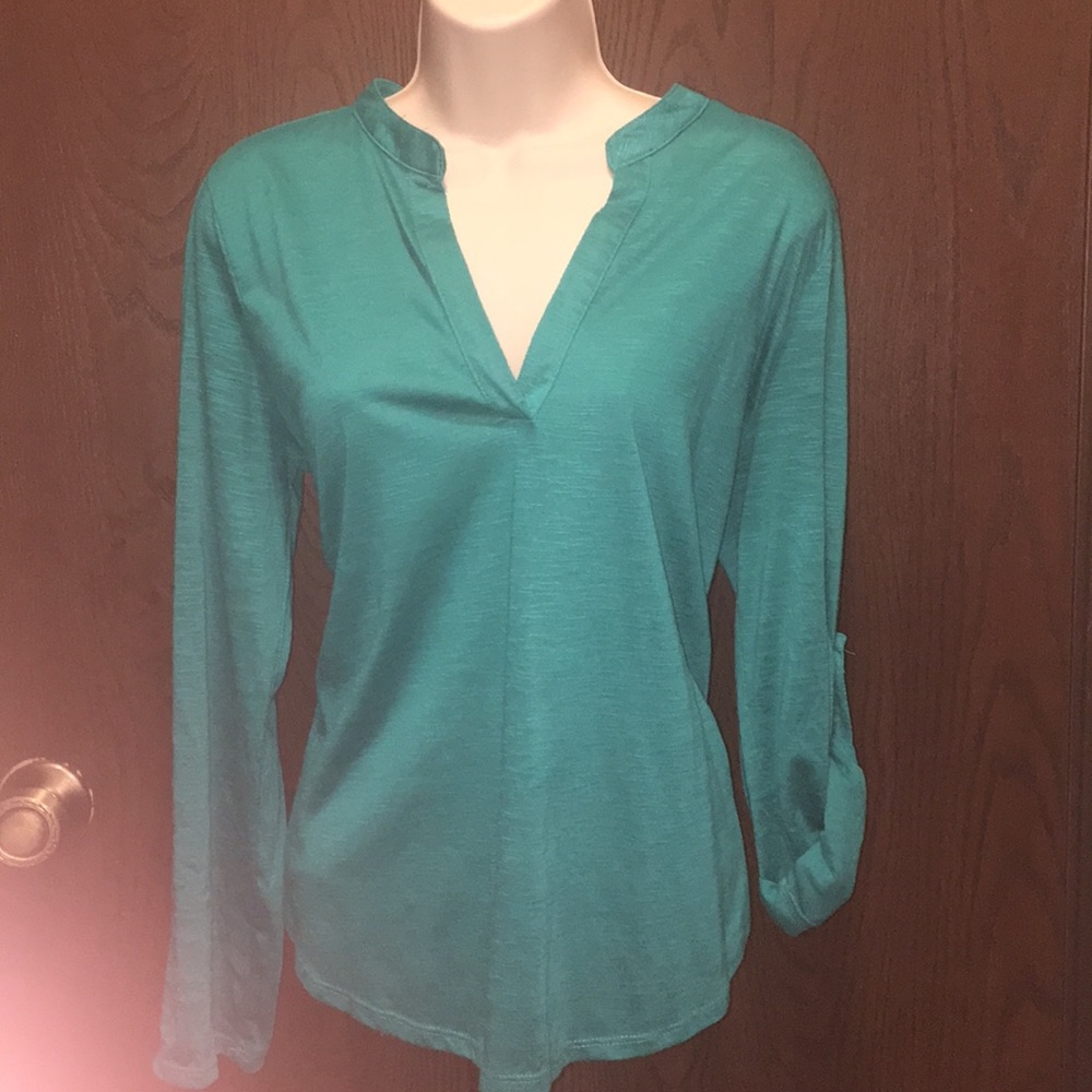 Teal casual shirt